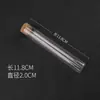 Tubo de Incenso de Vidro Agarwood Sândalo Pacote de Teste de Incenso Barril de Incenso de Plástico Embalagem de Tubo de Incenso Armazenamento Doméstico Metabo