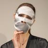 Verano 100% Seda de Morera Facekini Exterior Anti-Uv Seda Cara Completa Mascarilla Protectora Solar Mascarilla para Dormir para Mujer