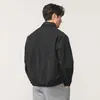 Chaqueta casual estilo americano, estética de viejo dinero, con solapa retro para hombre, nueva chaqueta de trabajo Harrington para primavera/otoño