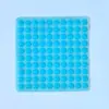 Color 100 tabletas puerta y ventana de gabinete de baño anti-colisión partículas de goma autoadhesivo almohadilla anti-colisión silenciosa muebles silenciador partículas a prueba de golpes