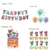 Fiesta temática del equipo Super Gato suministros de cumpleaños decoración diseño pancarta de banderines globos tamaño traje de inserción