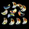 Acessórios para Joias Artesanais DIY Diamante Satélite Coração de Pêssego Colorido Arco-Íris Brincos Corrente de Contas Colar Multi-Estilo Fornecimento Direto da Fábrica