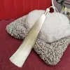 Borla de Recuerdos de Xiangfei 15CM Clavo Colgante Cerrado Bolsita Colgante para Coche Accesorios de Disfraz Antiguo Hanfu Cheongsam Accesorios para Ropa con Cuentas