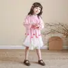 Vestido de Otoño para Niña 2026 Nuevo Elegante de Moda Celebridad de Internet Vestido de Princesa para Niños Conjunto de Primavera y Otoño Vestido de Niña Pequeña
