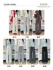 Pantalones de Arroz Glutinoso con Bolsillo Curvo para Mujer Otoño Estilo Nuevo Tejido de Punto Suave Pegajoso Rectos Casuales para Persona Pequeña Perezosos de Pierna Ancha