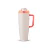 Copo de Frutas 40oz Aço Inoxidável 304 Copo Térmico Alça Externa Grande Capacidade Garrafa de Água Esportiva Copo Duplo Personalização