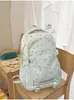 Nova mochila de design nicho estilo coreano com alto apelo estético, adequada para meninas do ensino fundamental e médio, doce e versátil para o dia a dia.