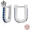 Evelle Clásico Forma de U Simple Hebilla de Oreja Cobre Platino Plateado Zirconia Moda Transfronterizo Pendientes de Venta Caliente Pendientes YIE217