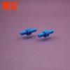 G2T2074 Tubo Azul de 2 Vías, Pieza de Extensión para Manguera, la Sección Octagonal Media se Puede Insertar en el Agujero Octagonal, Piezas Pequeñas de Producción