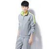Traje Deportivo de Pareja Primavera y Otoño para Hombre Joven con Cuello Ropa Deportiva para Mujer Actividad de Team Building de Running Tienda de Fábrica