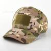 Boné de Beisebol Transfronteiriço para Homens, Chapéu Militar de Treinamento Esportivo à Prova de Vento para Outono ao Ar Livre com Velcro, Chapéu Camuflado para Mulheres, Chapéu de Sol com Proteção Solar