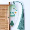 Marcadores de Página Criativos com Veios de Folha, Fofos e Inspiradores, Material Escolar, Presentes de Folha DIY para Amigos, Livros de Estudantes