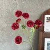 Flores de Simulación 8 Cabezas Peonía Mariposa Boda Flores Artificiales de Seda de Alta Gama Adornos Terminados Decoración de Sala de Estar Flores Falsas Venta al por Mayor