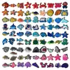 Serie de Animales Marinos Charms para Zuecos Accesorios de Decoración para Zapatos de Goma Blanda de PVC Venta al por Mayor Directa desde la Fuente