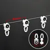 Contas para Rolos de Cortina em Formato de Cobra Feitas de Material Pom, Adequadas para Abrir e Fechar Cortinas Onduladas, com Contas de Distância Fixa, Compatíveis com Trilhos de Cortina Elétricos e Manuais