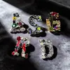Nuevo Broche de Letra Transfronteriza para Mujer, Broche Personalizado de Lujo de Alta Gama, Elegante Broche Decorativo para Suéter y Traje