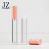 Tubo de esmalte de labios redondo Jinze de 4,6 ml, material de embalaje de plástico.
