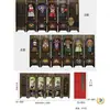 Pintura Facial de Ópera de Pekín Laca Estilo Antiguo Pantalla Pequeña Adorno Características Chinas Regalo para Extranjeros Pequeño Regalo Artesanía Popular