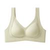 Ropa interior sin marcas para mujer, con realce, sin aro de acero, para busto grande, levante pequeño, anti-caída, antigravedad, talla grande