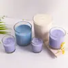 Portavelas transparente de 200 ml vela emocional taza vacía simple portavelas de aromaterapia taza de vidrio para hotel