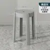 Plástico É Forte e Durável, Estilo Creme, Versátil, Sala de Jantar, Sala de Estar, Cadeira de Jantar para Adultos, Mesa de Jantar, Banco, Estilo Rotativo Simples e Inovador