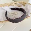 Nueva Diadema Estilo Francés con Acolchado Grueso de Esponja, Pinza para el Cabello de Corona Alta, Moderna y Versátil, Popular entre las Influencers Femeninas, Linda Diadema con Forma de Corazón para Niñas