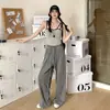 Jeans Blancos de Tencel para Mujer Verano Delgados Holgados Pierna Recta Pantalones Yamamoto Pequeños Sueltos Pantalones de Pierna Ancha