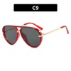 Gafas de Sol con Forma de Sapo Simples 2025 Nuevas Gafas de Sol Europeas y Americanas de Moda Versátiles Retro para Conducir Viajes
