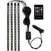 Luz de ambiente interior de coche de gran venta transfronteriza, modificada, con USB, RGB, colorida, con respiración, LED, ritmo musical