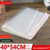 Saco OPP grande 40*54 saco de embalagem transparente para roupas saco autoadesivo saco plástico pegajoso à prova de poeira saco de selagem