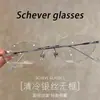 Gafas sin Montura de Titanio Puro Estilo de Moda para Mujer, Tipo de Montura Adecuado para Lentes Graduados, Montura de Gafas de Titanio con Varilla de Alambre Plateado de Alta Calidad Anti-Luz Azul