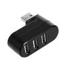 Extensor en línea mini portátil de alta velocidad 3.0, concentrador divisor USB HUB 2.0 de 3 puertos para enviar cordón