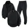 Conjunto de Algodão Puro de Tamanho Grande 2026, Conjunto Cardigan para Esportes ao Ar Livre e Lazer de Primavera e Outono, Conjunto de Três Peças de Moletom Confortável e Respirável