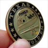 Prensador de tarjetas de regalo Texas Hold'em con chip metálico y protector de tarjetas chapado en oro de 100 g opcional