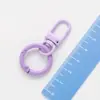 Libro de colores anillo de aleación mascota hebilla de langosta más anillo de tarjeta llavero llavero hebilla de perro hebilla de gancho caja de hardware hebilla de bolsa