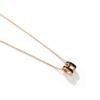 Collar de Letras de Acero de Titanio de Venta Caliente para Mujer Collar de Cadena de Clavícula de Metal Simple Colgante Popular Estilo Frío Accesorios para el Cuello
