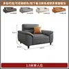 Sofá de couro cinza, de três lugares, sala de estar, de dois lugares, recepção comercial moderna, lounge de espera, conjunto de sofás para escritório