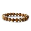 Pulsera transfronteriza de Amazon temu piedra de fuego para hombres y mujeres alto sentido estilo ins punk pulsera joyería pulsera de cuentas