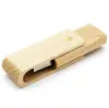 USB Rotativo de Madeira Escultura Exquisita Pen Drive USB Levar USB Lembranças 64G Maple Grande Capacidade Alta Velocidade