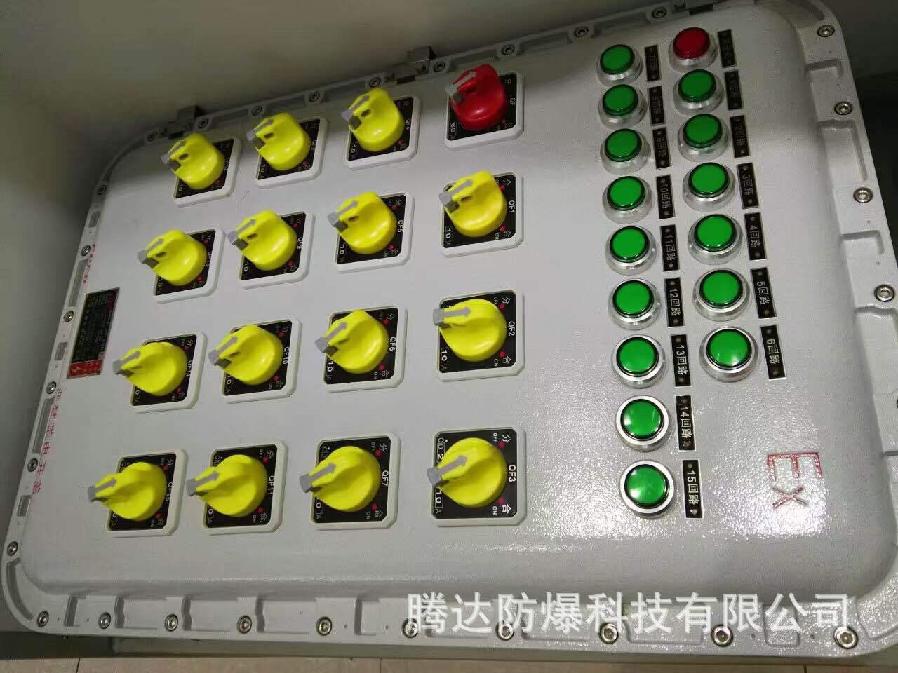 黄钮防爆配电箱