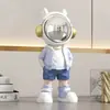 Figura popular de astronauta para oficina, estudio, escritorio y decoración del hogar, artesanía de resina de astronauta