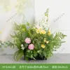 Caixa de Plantio Floral Artificial para Janela e Divisória Paisagem K