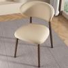 Mesa de Comedor y Silla para Hogar Moderno Silla de Café de Lujo Ligero de Diseño Taburete de Restaurante Casual Silla Simple con Respaldo