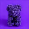 [Promoción] Oso de Rosa PE Transfronterizo Flor Eterna Oso de Espuma Regalo del Día de San Valentín Oso de Rosa Simulado