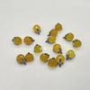 ASTMF136 liga de titânio de três garras de pedra natural orelha studs língua unha lábio unha piercing do corpo jóias brincos cross-border atacado