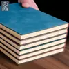 Bloc de notas de cuero grueso tamaño A5 con tacto de piel, disponible en stock, diario, cuaderno de aprendizaje, venta al por mayor, se puede personalizar para oficina comercial.