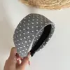2026 Nova Faixa de Cabeça com Bolinhas em Cor Dopamina Top Alto para Cabeça Design Estilo Coreano Prendedor de Cabelo Acessórios de Cabelo Faixa de Cabeça Mulheres