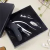 Abrebotellas multifuncional de aleación de zinc cabeza de conejo abridor de botellas de vino tinto cabeza de ganso abridor de botellas tapón para botella de vino traje caja de regalo
