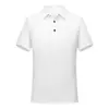 Camisas Polo de Alta Qualidade com Logos para Estampar, Roupas de Trabalho Masculinas, Camisetas Masculinas de Manga Curta para o Verão, Tops com Gola, Mesmo Estilo para Homens e Mulheres