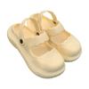 Sandalias de Verano para Mujer, Lindas, de Encaje, Cerradas por Delante, de Suela Gruesa, Cómodas, para Uso Diario en Interiores y Exteriores, Sandalias Casuales para Estudiantes